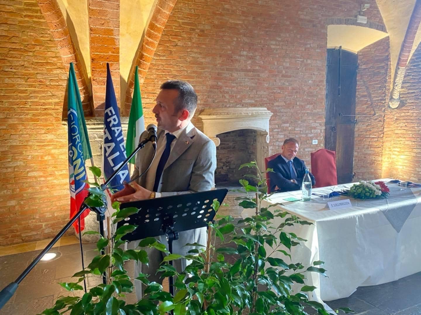 A  Vercelli con Francesco Lollobrigida e Emanuele Pozzolo per la presentazione di Carlo Riva Vercellotti consigliere regionale piemontese.